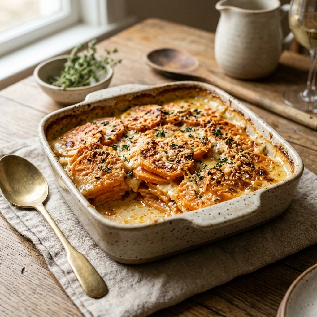 Scalloped Sweet Potatoes