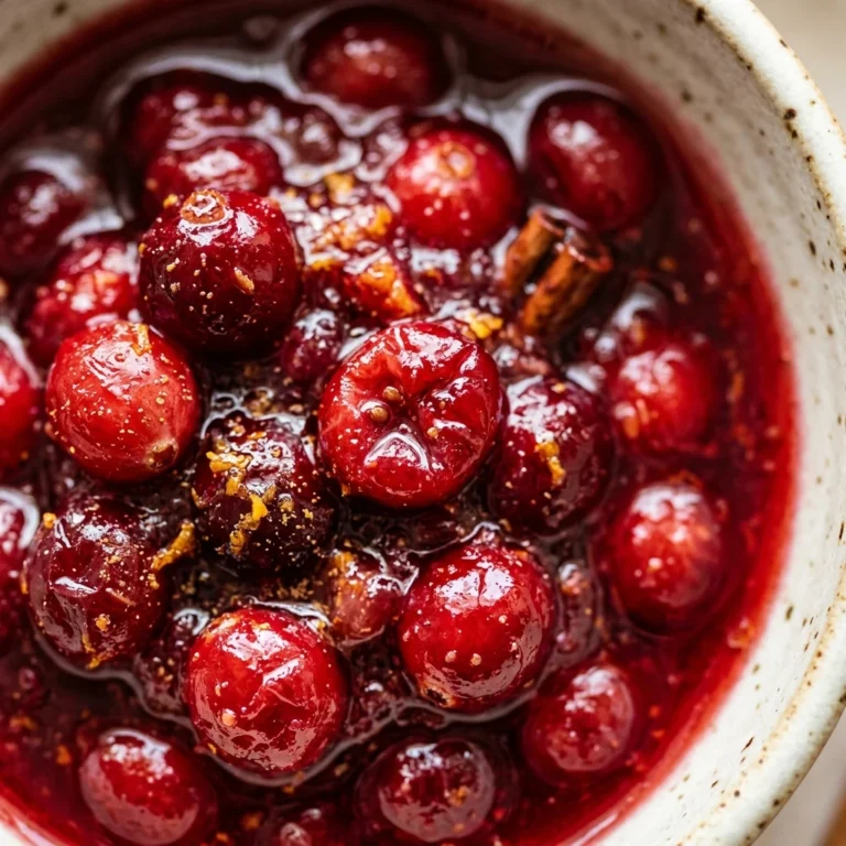 Slow Cooker Cranberry Sauce