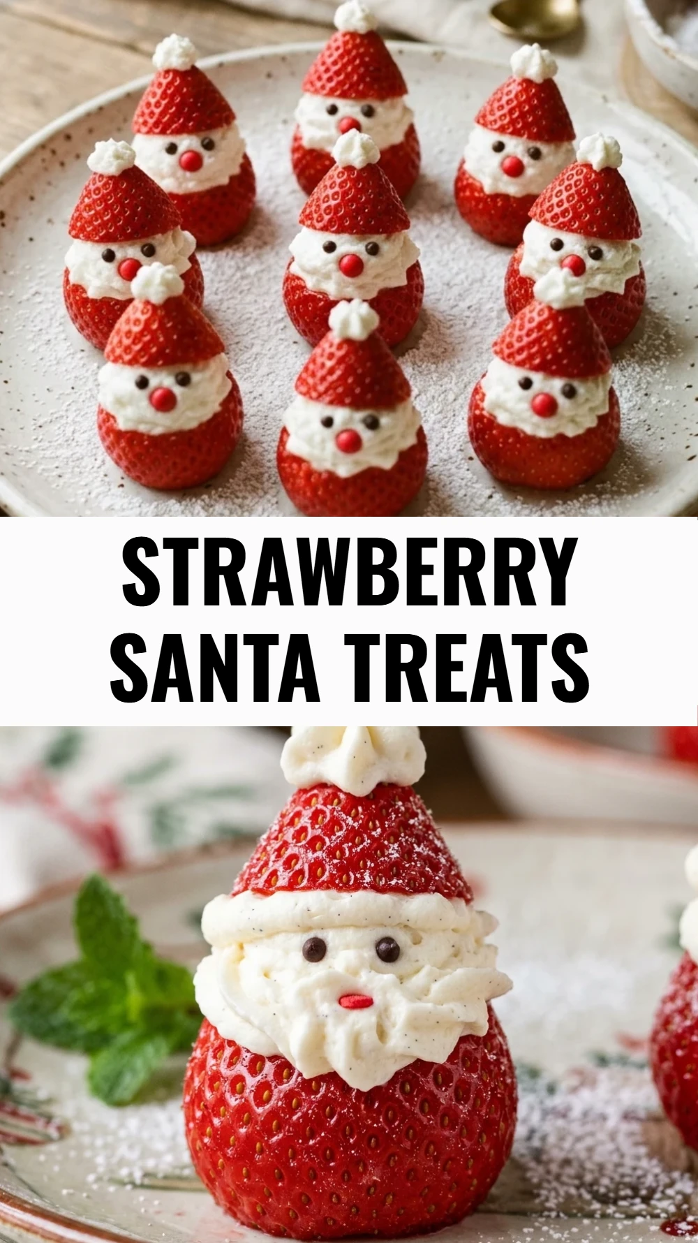 Strawberry Santa Treats
