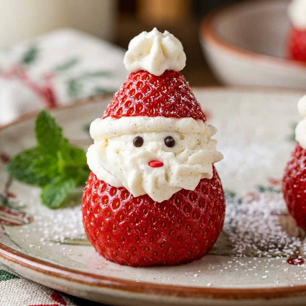 Strawberry Santa Treats