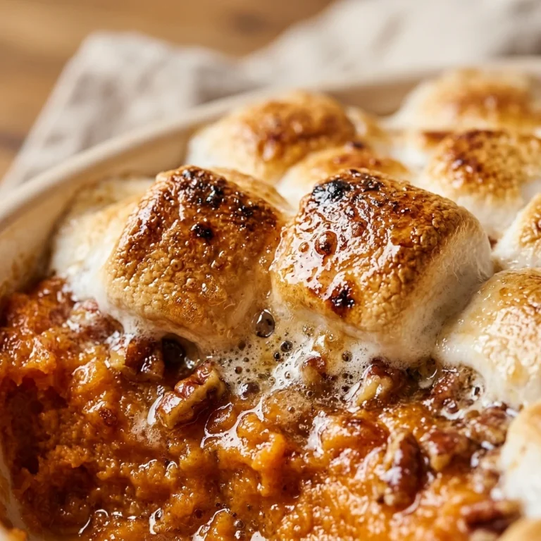 Sweet Potato Casserole with Marshmallows