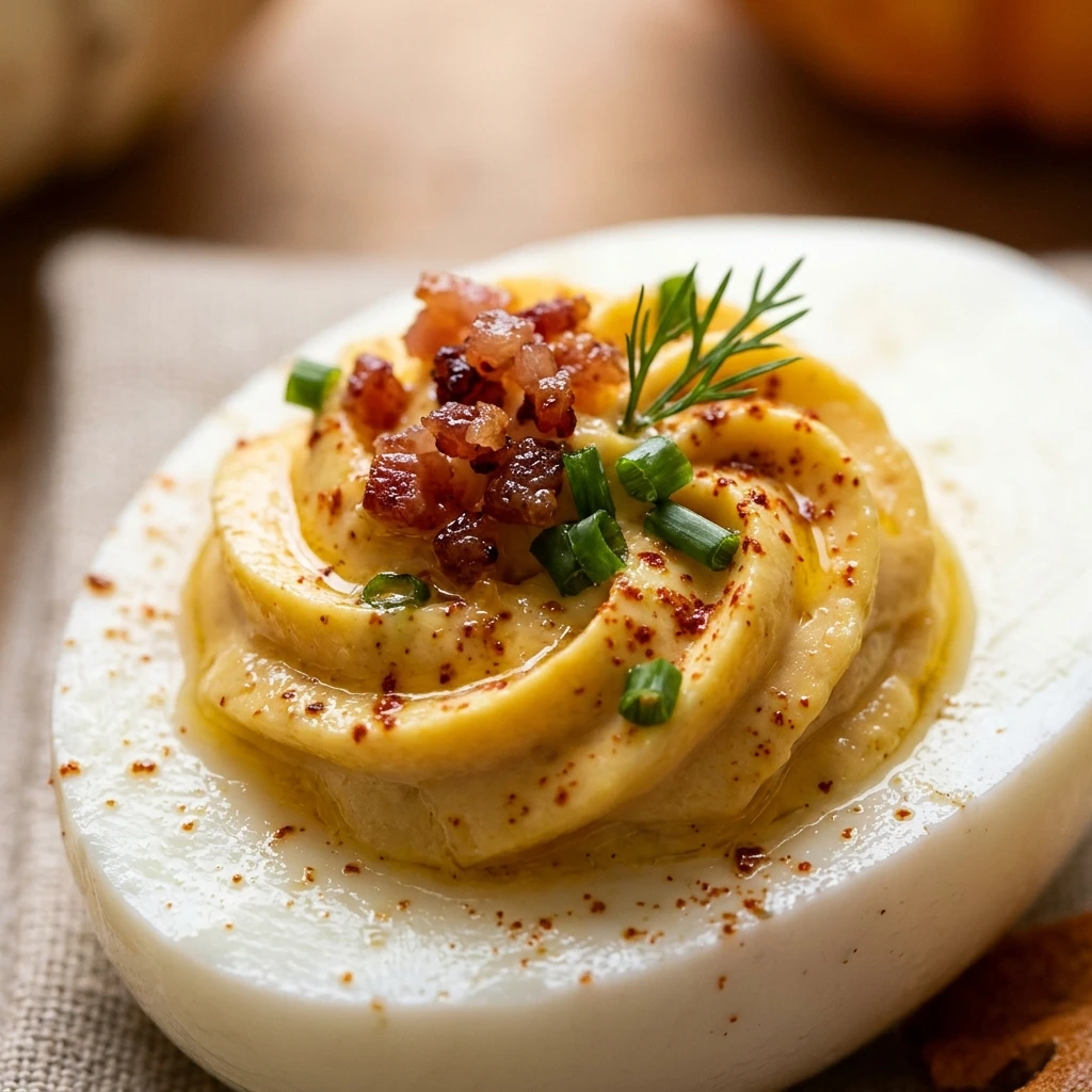 Thanksgiving Deviled Eggs