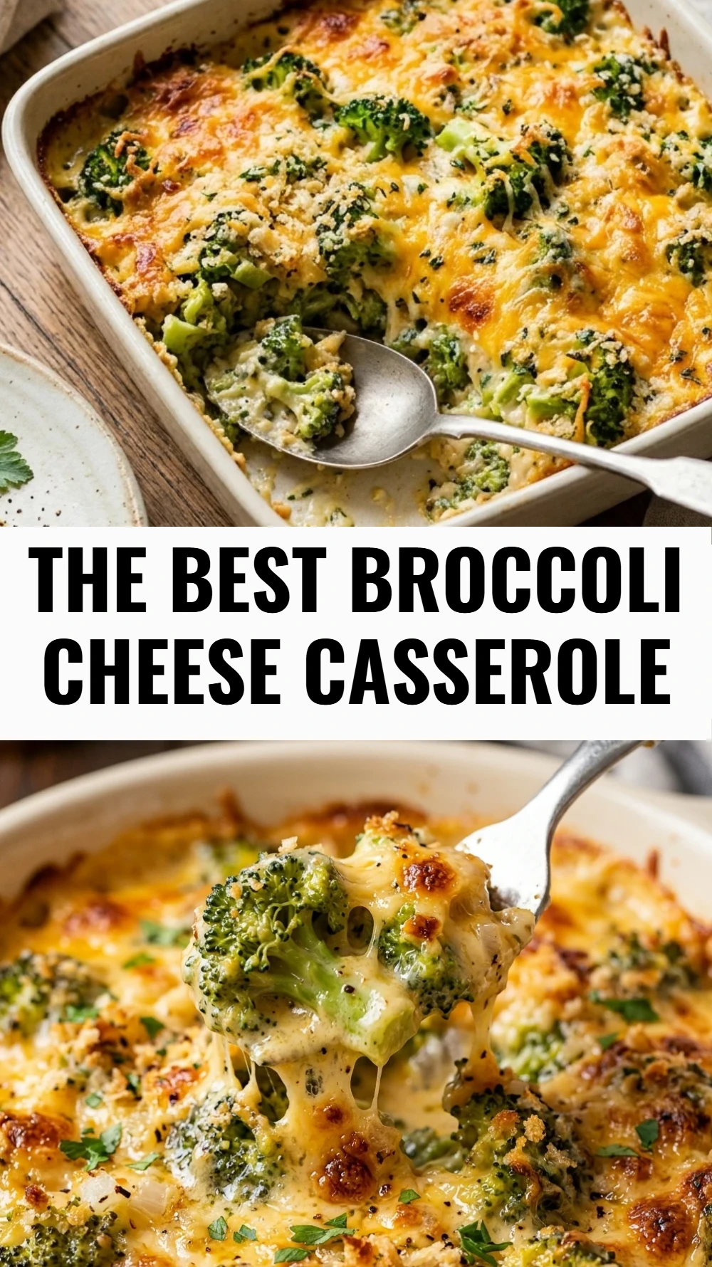 The Best Broccoli Cheese Casserole
