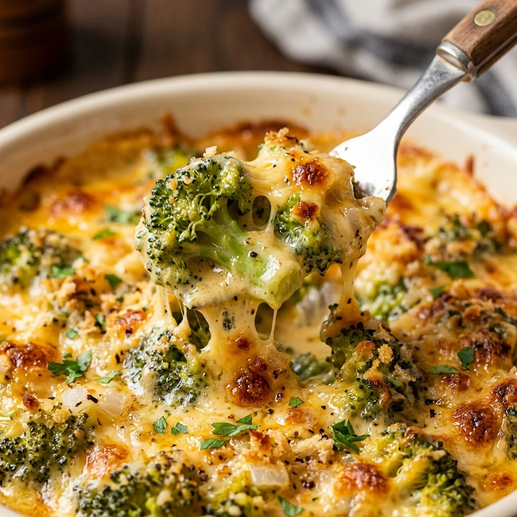 The Best Broccoli Cheese Casserole