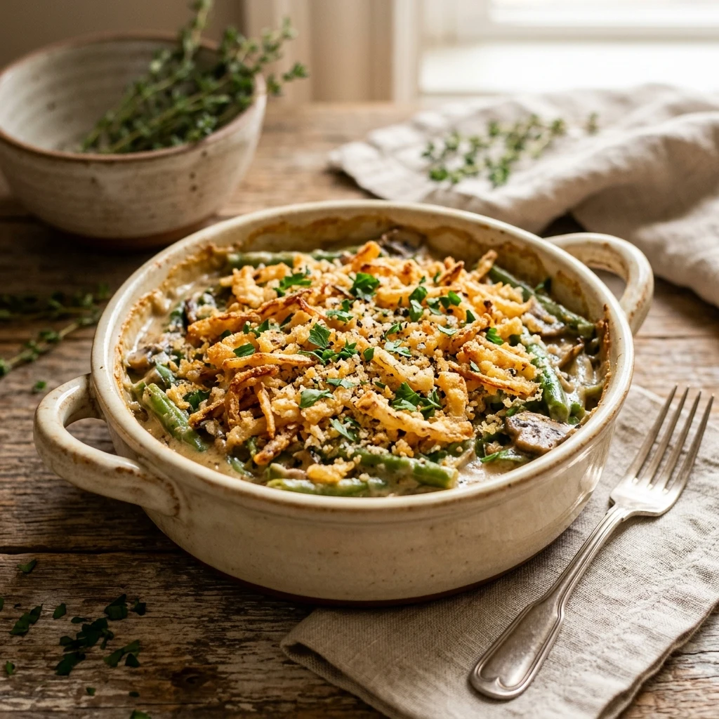 Vegan Green Bean Casserole